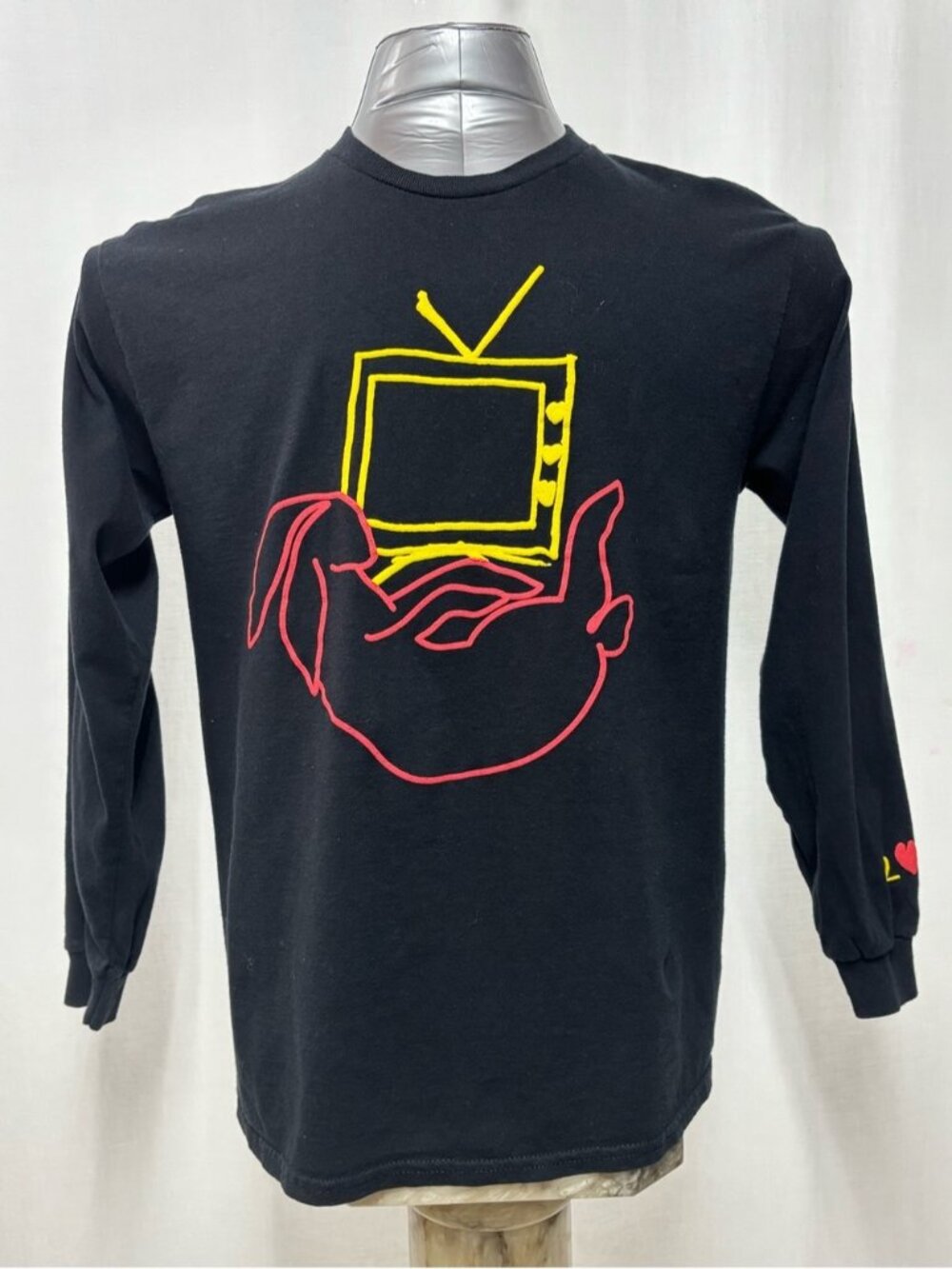 Official Harry Styles Love On Tour 2022 Bunny TV Long Sleeve Shirt Black Med 466